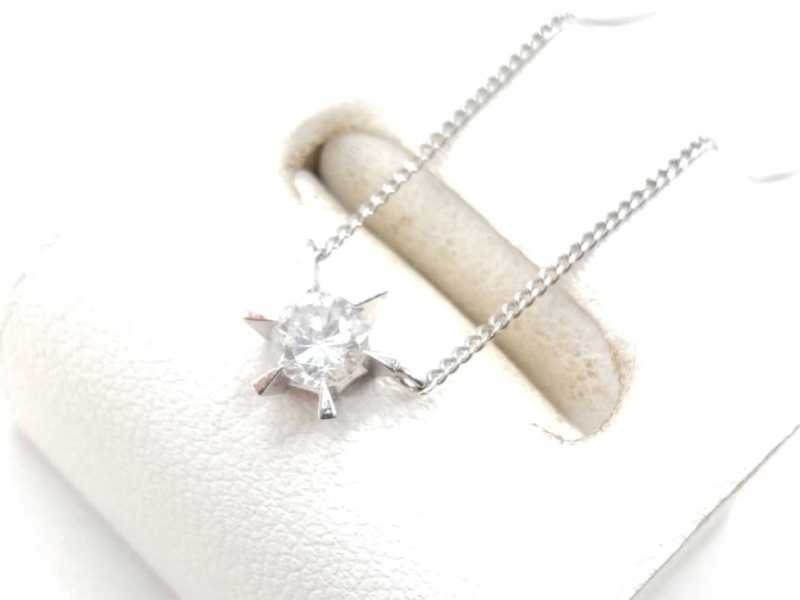 ダイヤモンド買取 ネックレス Pt850 ダイヤ0.33ct 